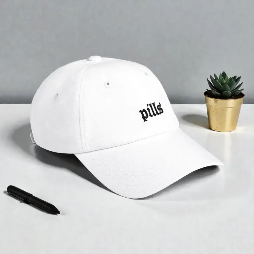 White Cap 100% Cotton