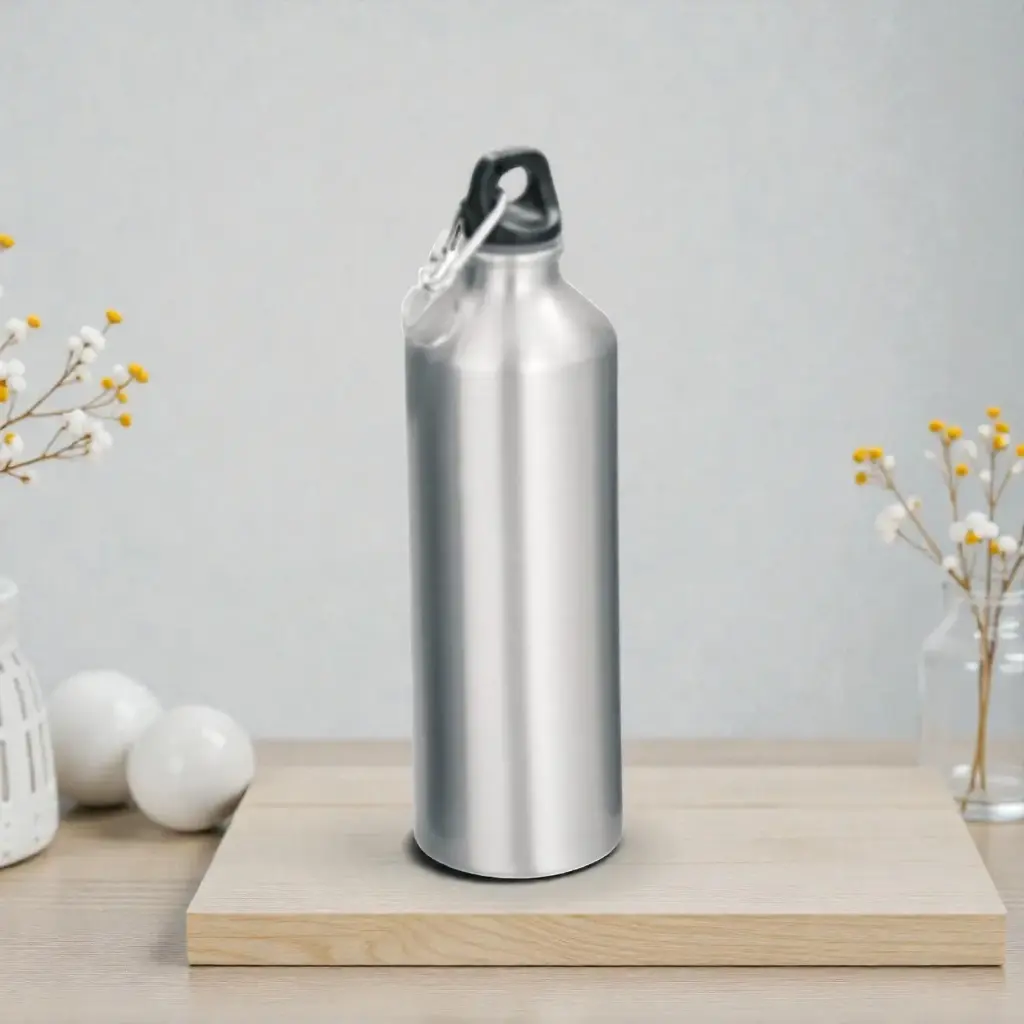 Sublimation Water Bottle Silver