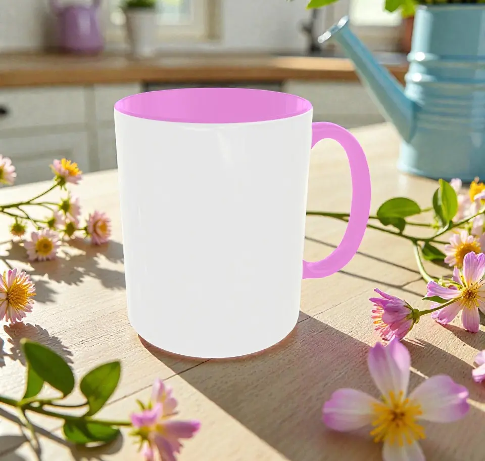 Mug Handle Pink/ Interior Pink