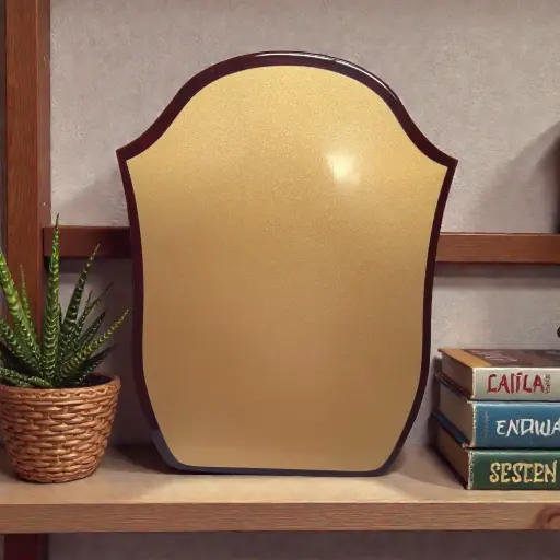 [E101606] Wooden Plaque 1032