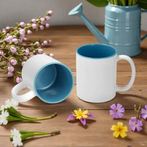 [E100168] Inner Light Blue Mug