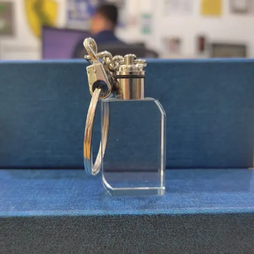 [E101405] Keychain Cuted Edge Rectangle 3