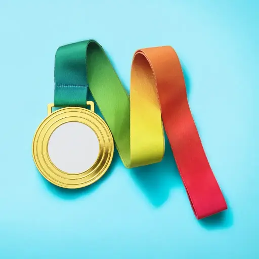 [E100864] Medal Gold 3 Rings