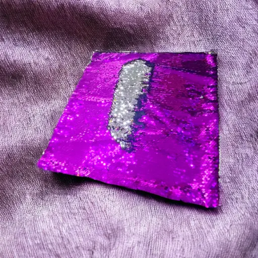 [E100914] Sequin Pillow 41*41cm Pink